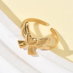 304 Stainless Steel Cuff Rings&nbsp;RJEW-P150-10G