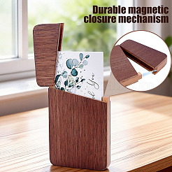 Walnut Wood Slim Card Holder&nbsp;CON-WH0095-218