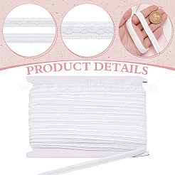 Polyester Braided Ribbons for Curtain Decoration&nbsp;SRIB-WH0011-208A