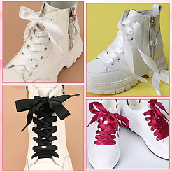 6 Pairs 6 Colors Polyester Shoelaces&nbsp;AJEW-SP0003-92B