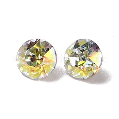 ライト ab スタイル ガラス ラインストーン カボション  尖ったバック＆バックメッキ  ダイヤモンド  ライトクリスタルアブ  4.8x3.4mm&nbsp;RGLA-J014-A-001LA