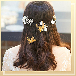 12Pcs 2 Colors Alloy Alligator Hair Clips for Women&nbsp;OHAR-SP0001-08
