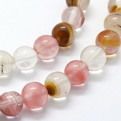 Tigerskin Glass Beads Strands&nbsp;X-G-I199-16-6mm