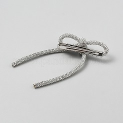 アイアン製ダッカール  蝶結び  鉄と  プラチナ  120x75x21mm&nbsp;OHAR-WH20005-38
