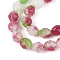 Natural Dyed White Jade Beads Strands&nbsp;G-T142-89E