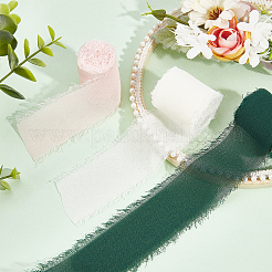 3 Rolls 3 Colors Polyester Ribbon&nbsp;OCOR-GF0001-68