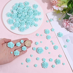 70Pcs 7 Styles Plastic Cabochons&nbsp;KY-DR0001-03A
