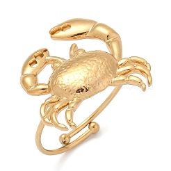 304 Stainless Steel Open Cuff Rings for Women&nbsp;RJEW-U061-01G