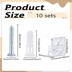10 Boxs Plastic Holder Clips&nbsp;FIND-LP0008-80