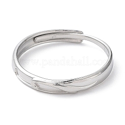 Non-Tarnish 304 Stainless Steel Hollow Wing Adjustable Rings&nbsp;RJEW-D006-13P