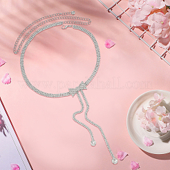Full Crystal Rhinestone Chain Belts&nbsp;AJEW-WH20816-035P