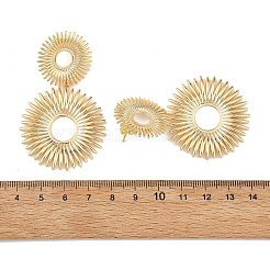 Brass Dangle Stud Earrings for Women&nbsp;EJEW-JE07435