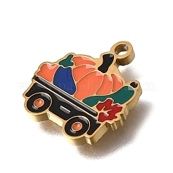 Halloween 304 Stainless Steel Enamel Pendants&nbsp;SA-CBAA2E4-09B-G