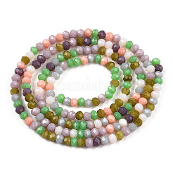 Opaque Glass Beads Strands&nbsp;GLAA-N041-005B-02