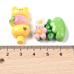 Spring Theme Opaque Resin Decoden Cabochons&nbsp;RESI-S396-07