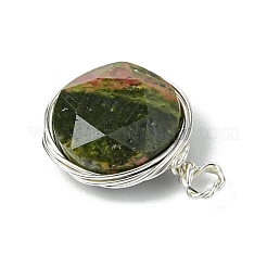 Natural Gemstone Pendants&nbsp;PALLOY-JF03175-01