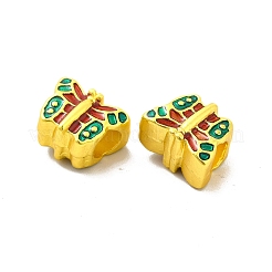 Rack Plating Alloy Enamel European Beads&nbsp;FIND-I034-10MG