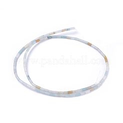 Natural Flower Amazonite Beads Strands&nbsp;G-G783-04