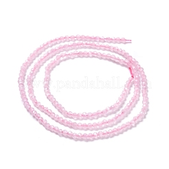 キャッツアイビーズ連売り  ラウンド  多面カット  パールピンク  2mm  穴：0.2mm  14.17~14.57インチ（36~37cm）  174~184個/連&nbsp;CE-I005-A38