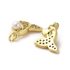 Rack Plating Real 18K Gold Plated Brass Pendants&nbsp;KK-B077-05G