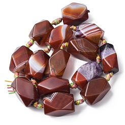 Natural Agate Beads Strands&nbsp;G-P605-I01-01