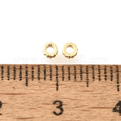 真鍮ビーズ  カドミウムフリー＆ニッケルフリー＆鉛フリー  コラム  18KGP本金メッキ  2.5x1mm  穴：1.2mm&nbsp;KK-K398-01B-G