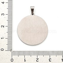 Anti-Tarnish 304 Stainless Steel Pendants&nbsp;STAS-R134-01P-01