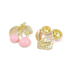 Brass Micro Pave Cubic Zirconia Pendants&nbsp;KK-H072-11B-G01