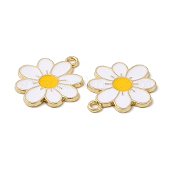 合金エナメルチャーム  花のチャーム  ミックスカラー  23x22x1.5mm  穴：1.8mm&nbsp;PALLOY-M212-07G