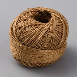 綿サイズ8のかぎ針編み糸  刺繍糸  レース手編み用のシルケット加工綿糸  ペルー  0.5mm  約65.62~87.49ヤード（60~80m）/かせ&nbsp;OCOR-WH0071-89E