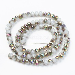 Electroplate Glass Beads Strands&nbsp;EGLA-A034-J4mm-R05