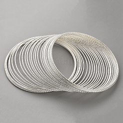 Textured Iron Memory Beading Wire for Wire Wrap DIY Jewelry Making&nbsp;FIND-WH0472-08S