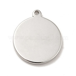 Tarnish Resistant 304 Stainless Steel Pendants Rhinestone Setting&nbsp;STAS-A066-16P