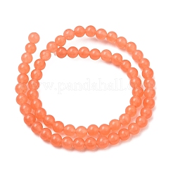 Natural & Dyed Malaysia Jade Bead Strands&nbsp;G-A146-6mm-A07-01