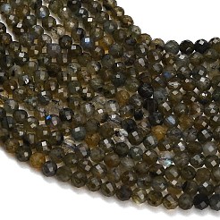 Natural Labradorite Beads Strands&nbsp;GG-CBA9722-A03-3mm