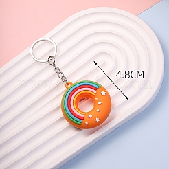 Rainbow Donut PVC Bag Keychain&nbsp;PW-WG14CEE-03