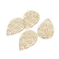 Tibetan Style Alloy Teardrop Big Pendants&nbsp;TIBEP-EA13534Y-G-FF