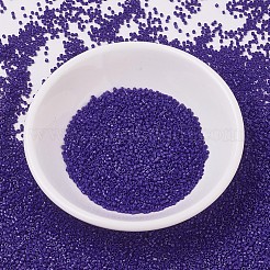 MIYUKIデリカビーズ小  シリンダー  日本製シードビーズ  15/0  （dbs0726)不透明コバルト  1.1x1.3mm  穴：0.7mm  約3500個/10g&nbsp;X-SEED-J020-DBS0726