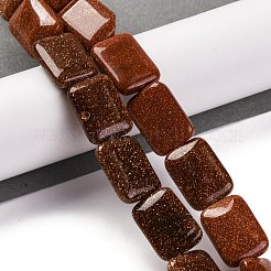 Synthetic Goldstone Beads Strands&nbsp;G-T047-B20-01