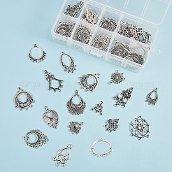Tibetan Style Alloy Chandelier Components&nbsp;TIBE-SC0001-04AS