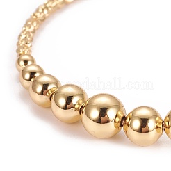Long-Lasting Plated Brass Cuff Bangles&nbsp;BJEW-E370-10G