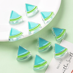 Transparent Enamel Acrylic Beads&nbsp;TACR-S155-001G