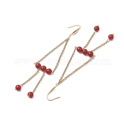 Natural Carnelian Dangle Earring&nbsp;EJEW-JE05968