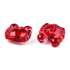 Transparent Spray Painted Glass Beads&nbsp;GLAA-N035-026-C03