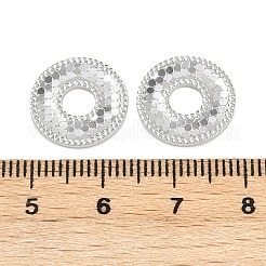 Brass Textured Linking Rings&nbsp;KK-K351-54P