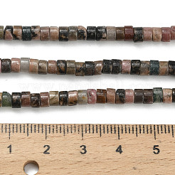 Natural Rhodonite Beads Strands&nbsp;G-Z110-A15-2x4mm