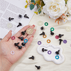 48 Sets 8 Colors Plastic Doll Craft Eyes&nbsp;FIND-FH0008-82