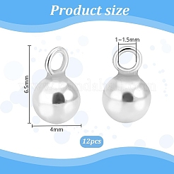 12Pcs 925 Sterling Silver Charms&nbsp;STER-PH0002-43