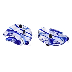 Handmade Transparent Lampwork Beads&nbsp;LAMP-N042-20