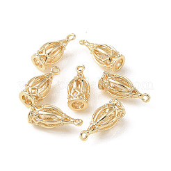 Brass Cubic Zirconia Pendants&nbsp;KK-G462-17KCG